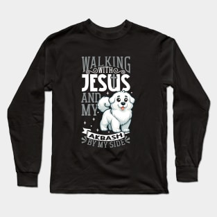 Jesus and dog - Akbash Long Sleeve T-Shirt